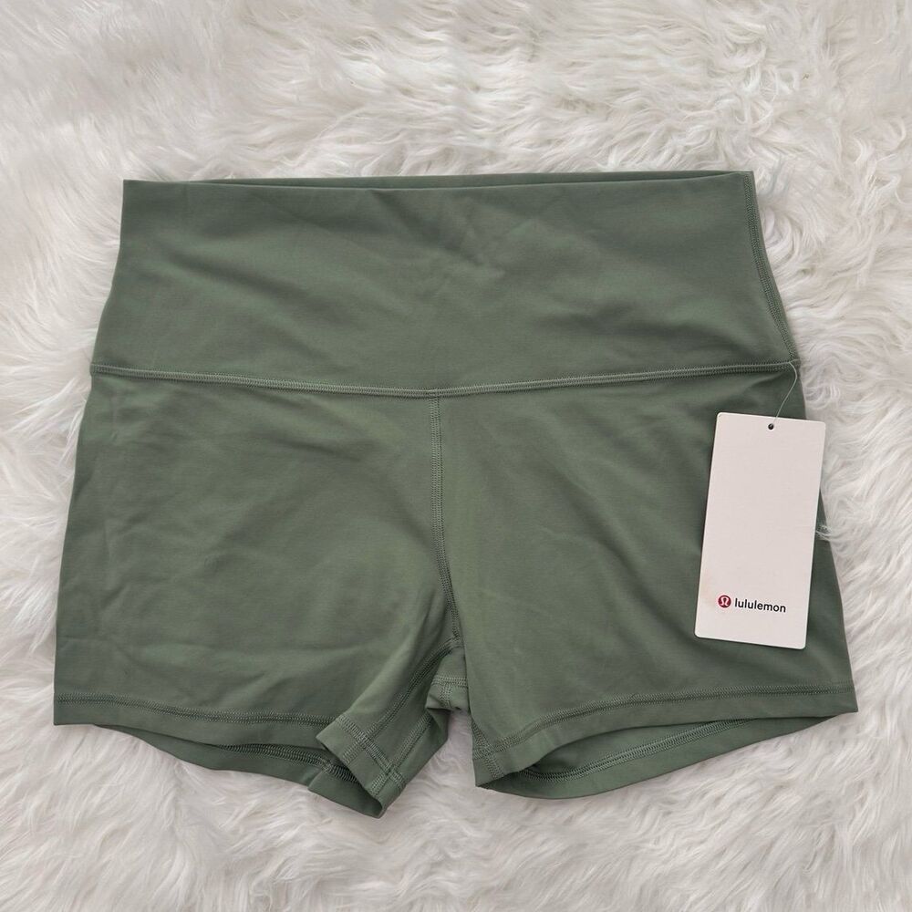 Lululemon Align High Rise Shorts 4" Desert Green Size 12